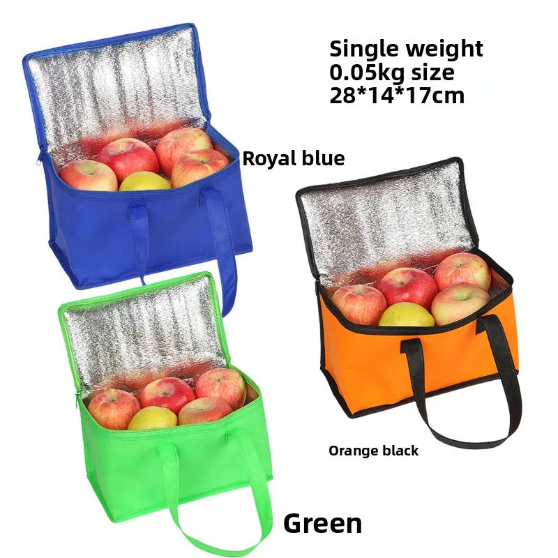 NEW 4 Colors Portable Lunch Cooler  Beer Delivery Bag Folding Insulation Picnic Ice Pack Food Tote Thermal Bag Drink Carrier Insulated Bags Outdoor Travel BBQ Picnic Accessories Camping Supplies