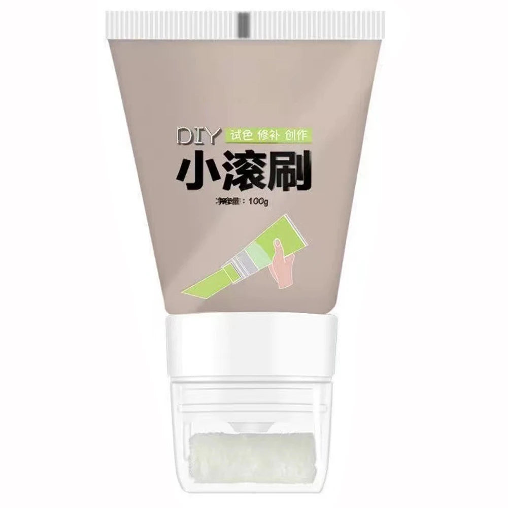 NEW Arrivals Korean 100g White Pink Wall Small Roller Brush Paint Interior Wall Repair Household Wall Graffiti Repair Environmental Protection Paint Home Supplies