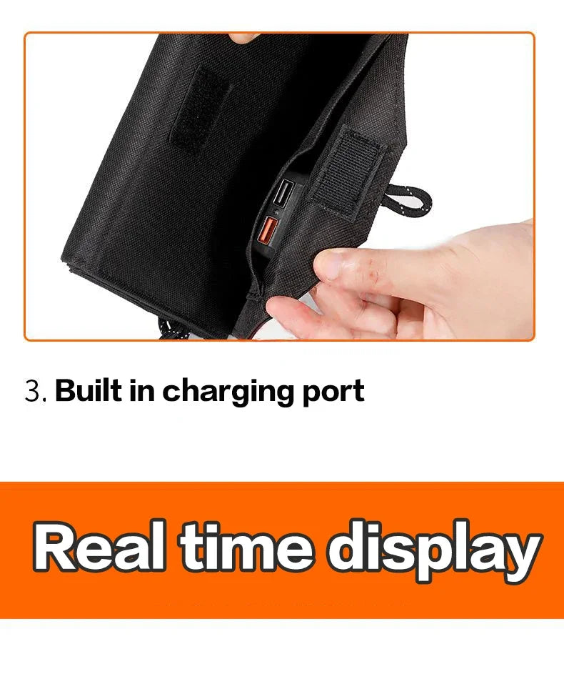 1000W Foldable Solar Panel Portable 6-Fold 30W/H  Emergency Survival Solar Panels Charger USB 5V DC Full Time Power Outdoor Camping Travel Mountain Hiking Mobile Power Supply