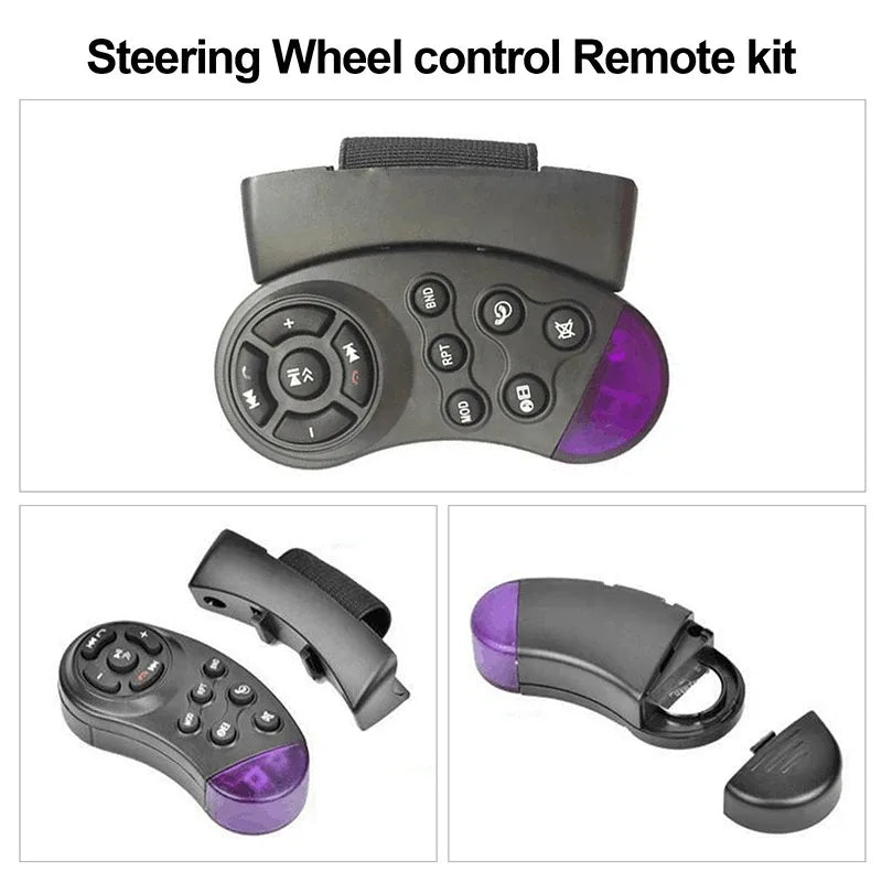 Universal Car DVD Steering Wheel Remote Control 11 Buttons Switch Vehicle MP3 DVD Stereo Button Wireless Control for Car Radio