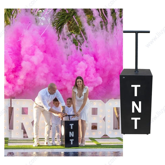 NEW Arrivals TNT Smoke Machine Sprays, Confetti Cannon Wedding Party New Year Eve Decoration Accessories Supplies