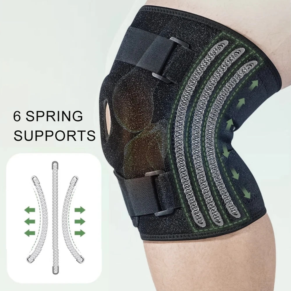XL-8XL  Plus Size Top Quality Knee Brace for Men & Women – Patella Gel Pads & Side Stabilizers for ACL, Meniscus Tear, Arthritis & Injury Recover Sports Apparel Accessories