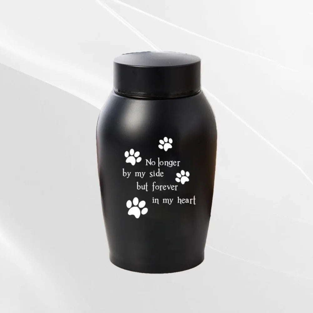 20 Styles Pets Last Farewell Columbarium Stainless Steel Pet Ashes Urn Black Moisture-Proof Memorial Pet Urn Portable Pet Cremation Urn For Small Animals