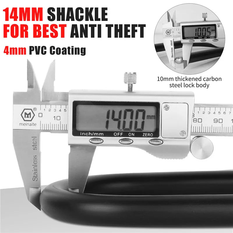 Bicycle U Lock Anti-theft MTB Road Mountain Bike Lock Bicycle Accessories U-Locks Cycling Steel Security Bike Locks