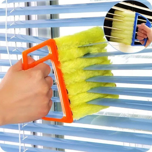 NEW Arrivals 3 Colors Blinds Window Cleaning Brush, Detachable Washable Blinds Dust Removal Brush, Blinds Duster, Household Dust Brush For Window Blinds