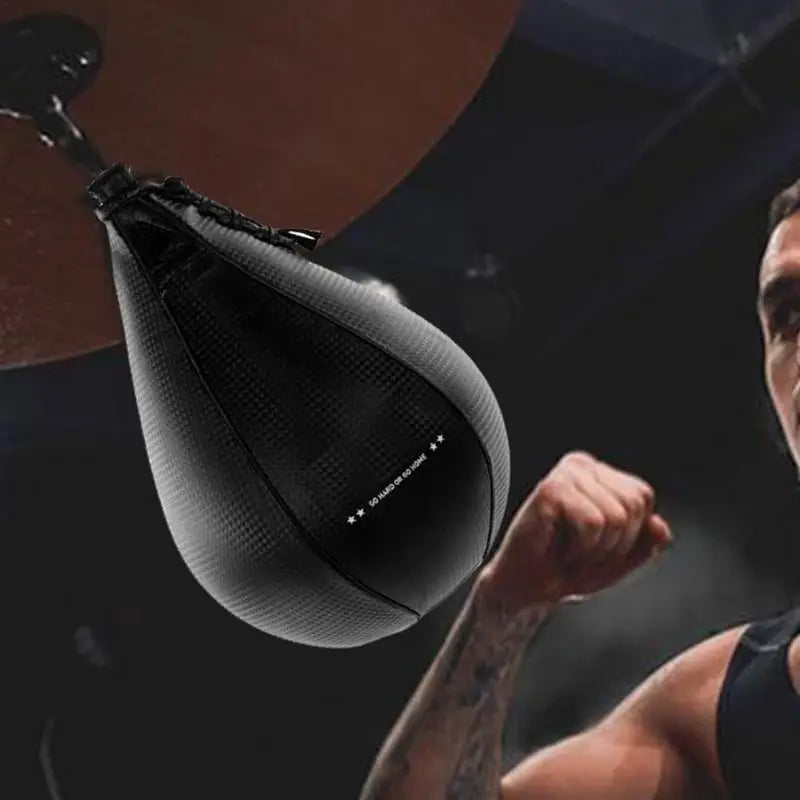 NEW Arrivals Speed Punching Bags PU Leather Punching Striking Bag Speed Bag Bladder Elastic Speed Ball Boxing Bag Boxing Reflex Ball for Home Gym Sports Supplies