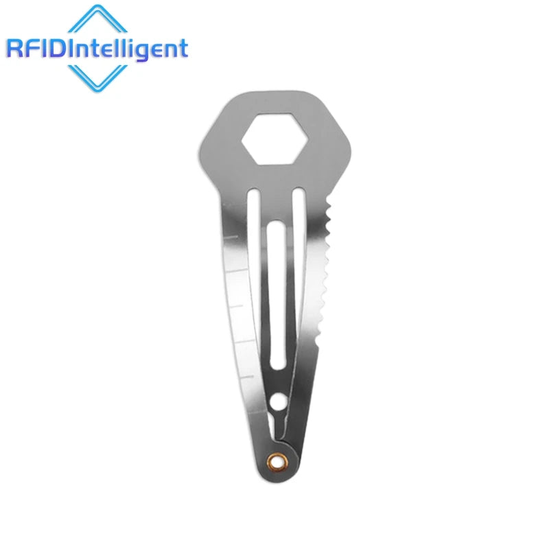 5PCS Outdoor Women's EDC Self Defence Weapons Multifunctional Stainless Steel Hair Clip Hairpin Personal Defense Keychain Tool