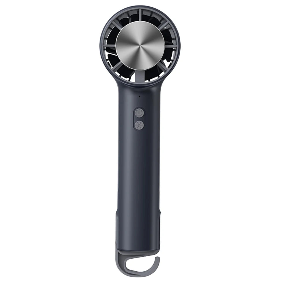 NEW Arrivals Powerful Portable Rechargeable Fan Macaron Color Cold Compress Handheld Fan Outdoor USB Mini Air Cooler Hand Fan With Hook