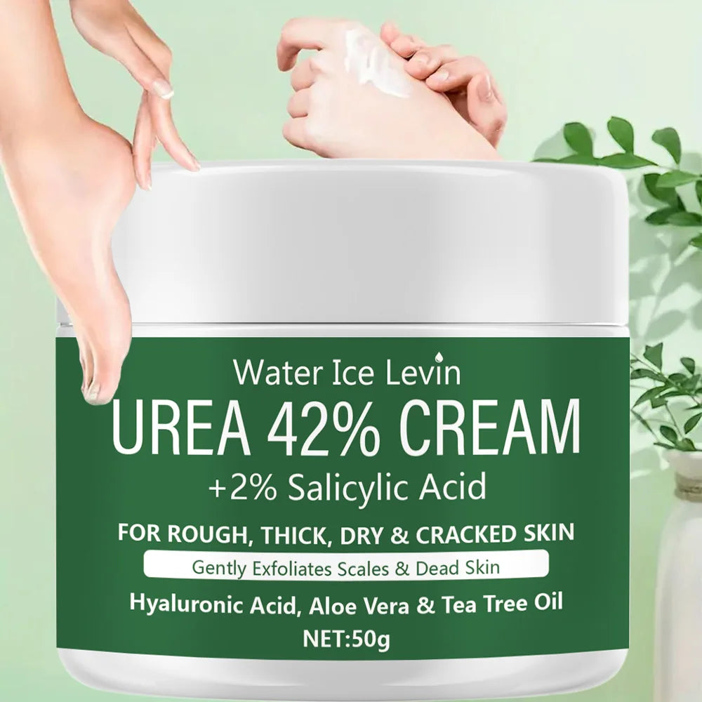New  2 PCS Set 42% Urea Cream + 2% Salicylic acid Foot and hand Moisturizer, Deep Moisturizer and Nourishing Moisturizer Callus Remover Feet Hands Wax Diabetic Foot Care