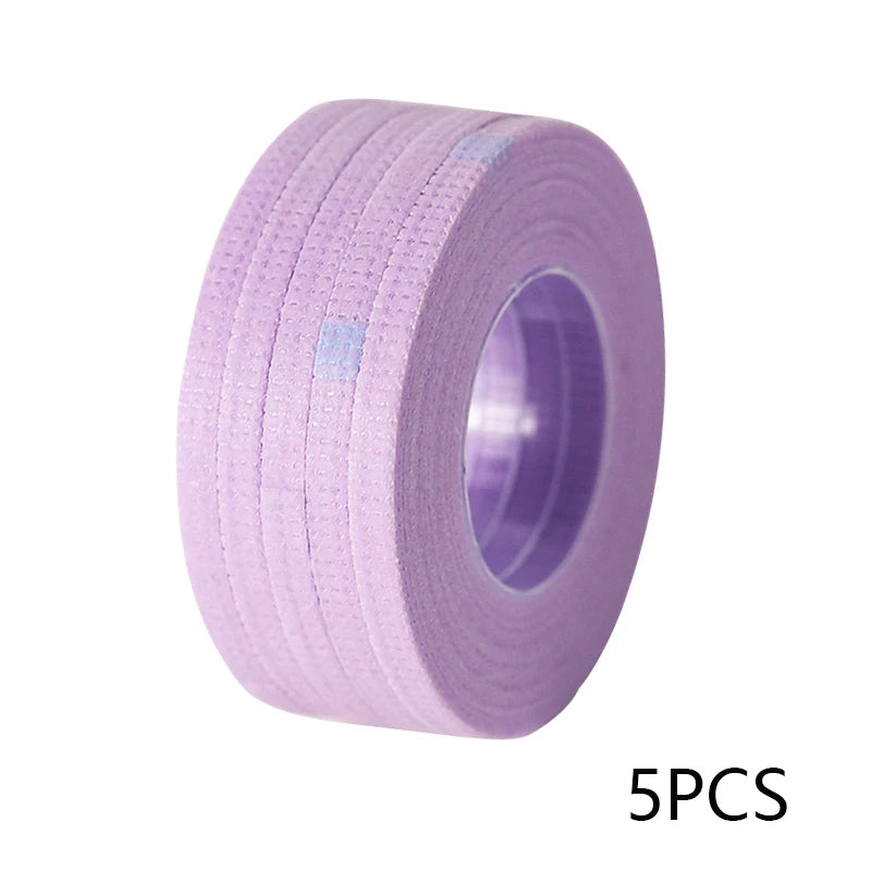5 Rolls Eyelashes Extension Tape PE Adhesive Tools Under Eye Pads For Micropore Lashes Grafting Supplies Lash Lifting Tapes Women Cosmetic Accessories