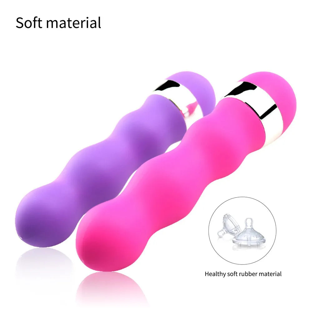 Portable Dildo Vibrator Sex Toys For Women AV Stick Vagina Massager Female Masturbator G Spot Clitoris Stimulator Anal Butt Plug