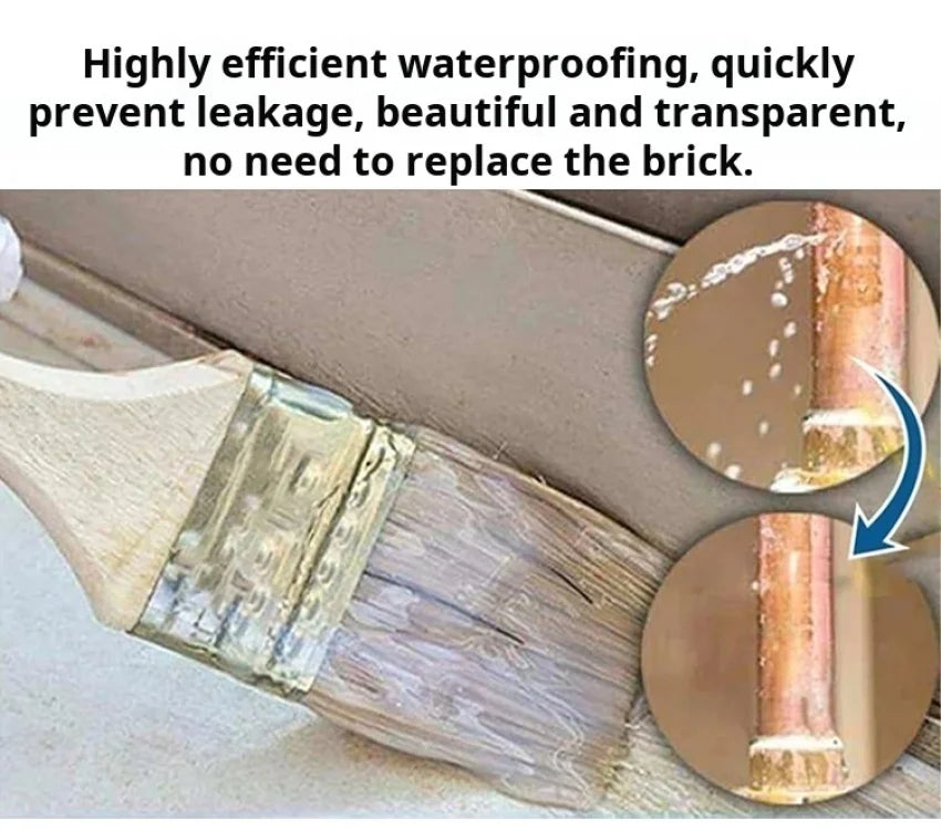 300g Waterproof Paint Don't Smash Brick Tiles Broken Exterior Wall Bathroom Waterproof Glue kitchen Leak Repair Warranty Toilet Waterproof Paint Home Repair Tools