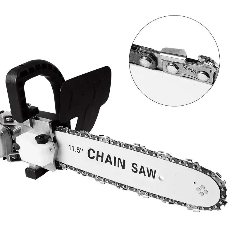 NEW Arrivals 11.5 Inch Electric Chainsaw Bracket Change 100/125/150 Angle Grinder M10 M125 M150 Into Chain Saw Woodworking Power Tool Home Garden Accessories Supplies