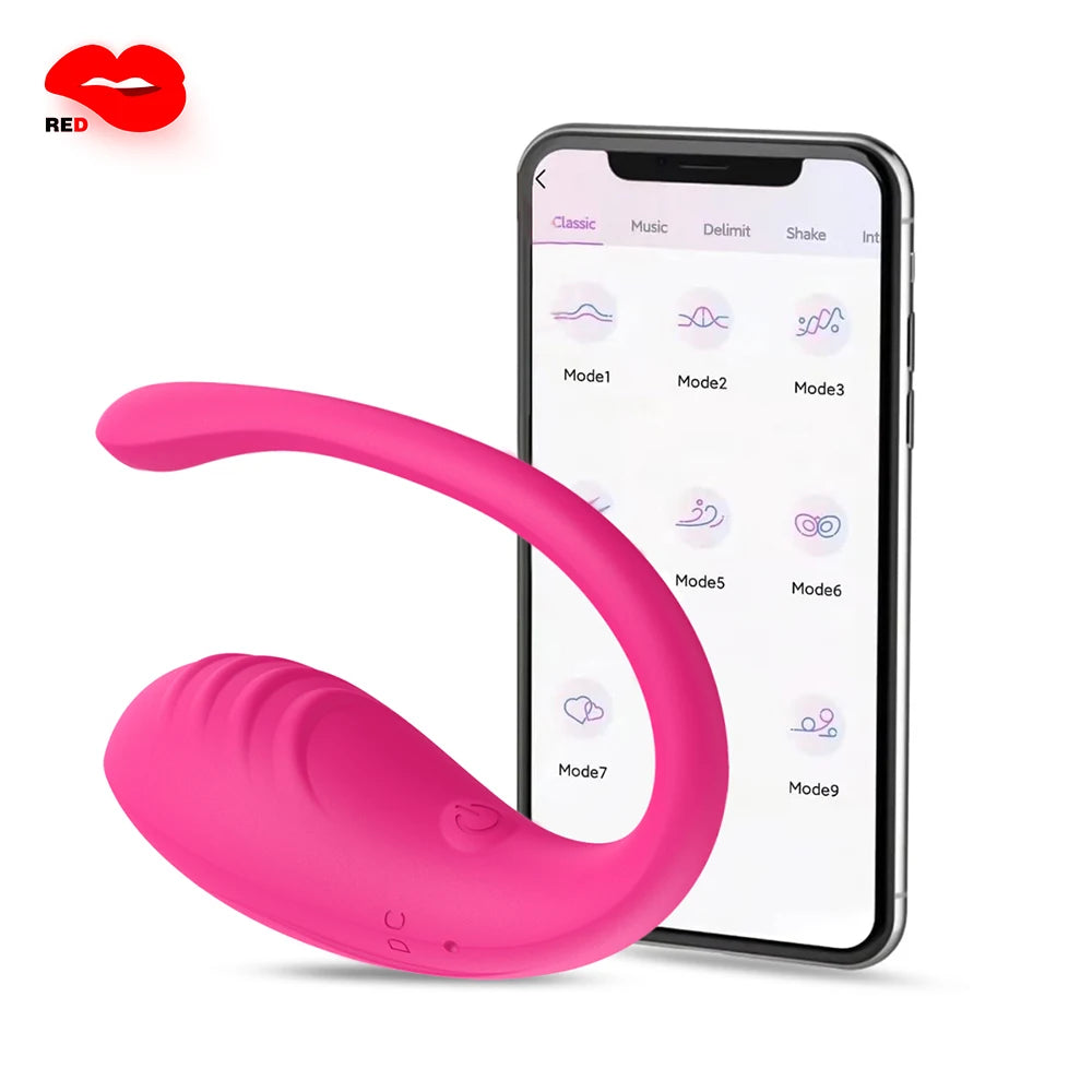 Wireless Bluetooth Women Control App Vibrating Egg G-spot Clitoris Vagina Masturbator Wearable in Panties Fidget Vibrator Sex Toys Supplies for Women Endless Pleasure Masturbation18+ Sex Shop Products