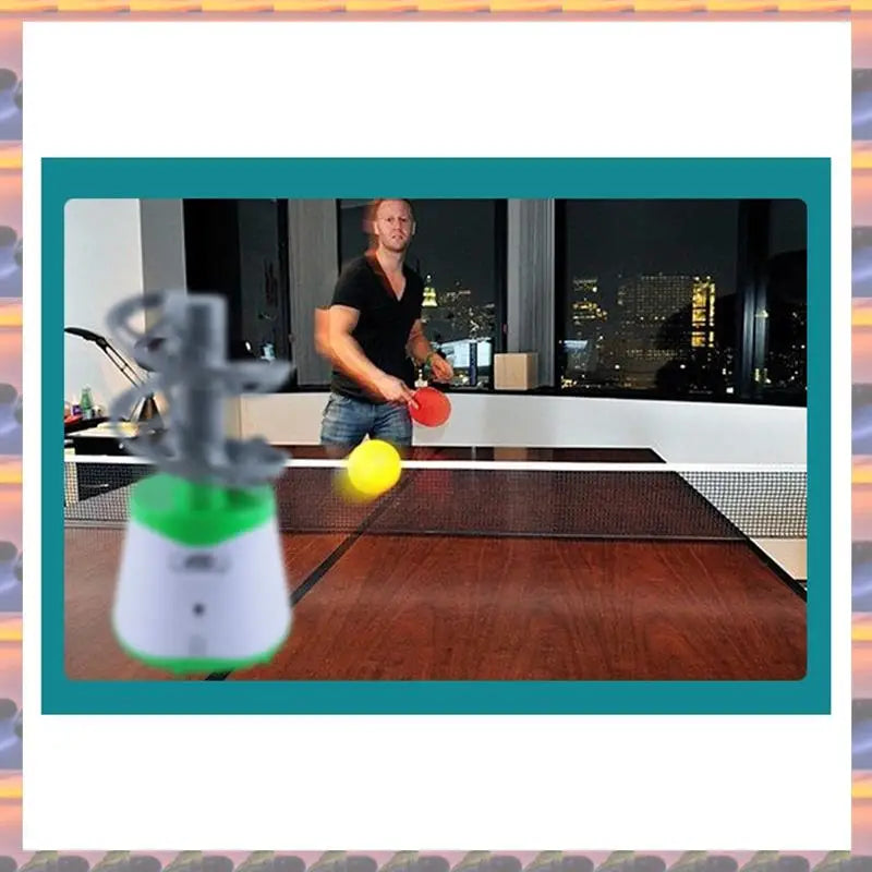 NEW  Portable Table Tennis Ball Pitcher Dual Power Supply Version Ping Pong Ball Robot Pitching Machine For Trainers Sports Accessories