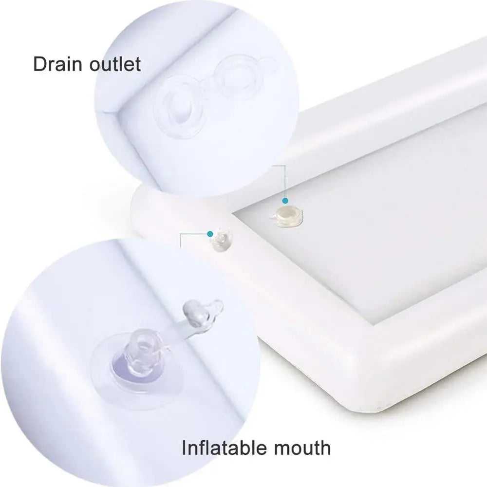 NEW Arrivals Portable Swimming Pool Beach Camping Air Float Inflatable Beer Table Ice Bucket Serving Salad Bar Tray Food Water Sports Accessories Supplies