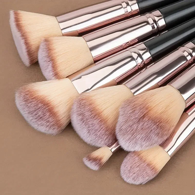 Professional 20PCS Makeup Brushes Set Eyeshadow Foundation Concealer Blending Blush Brush Kabuki Soft Fluffy Women Girls Beauty Salon Tools Female Ladies Luxury Cosmetics Accessories Products