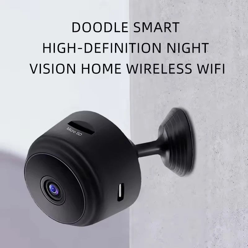 NEW Arrivals A9 Wi-Fi Mini Camera 1080P Security Monitoring Wireless Remote Night Vision Video Surveillance Smart Home Mini DV Cam HD Camera Home Security Supplies