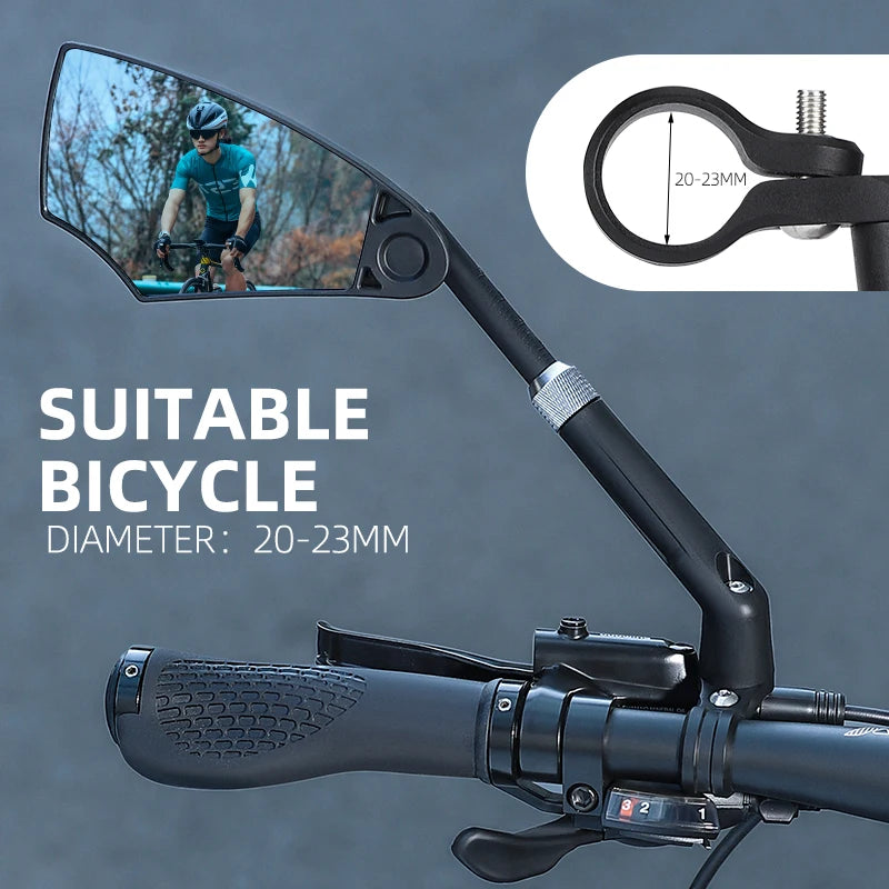 Anti-Glare Bicycle Mirror Handlebar Rear View Wide Range Back Sight Reflect electric scooter Mirror bike accessories
