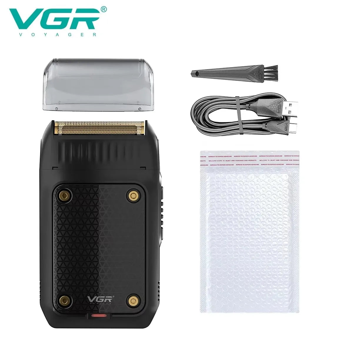 NEW Arrivals Powerful VGR Razor Electric Shaver Professional Hair Trimmer Rechargeable Razors Portable Beard Trimmer Outdoor Travel Business Trip Hotel Mini Hair Shaver for Men V-353 Men Grooming Accessories