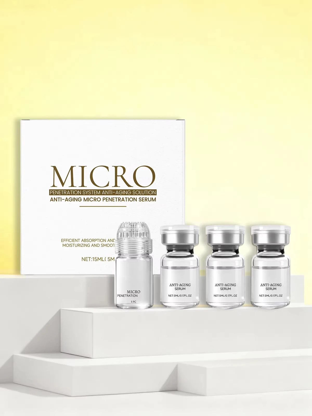 Buy 5 Get 5 Free Collagen Anti-Wrinkle Essence Hydrating Firming Pore-Cleaning Anti-Aging Essence Set Women Skin Care Sets Korean Beauty Products