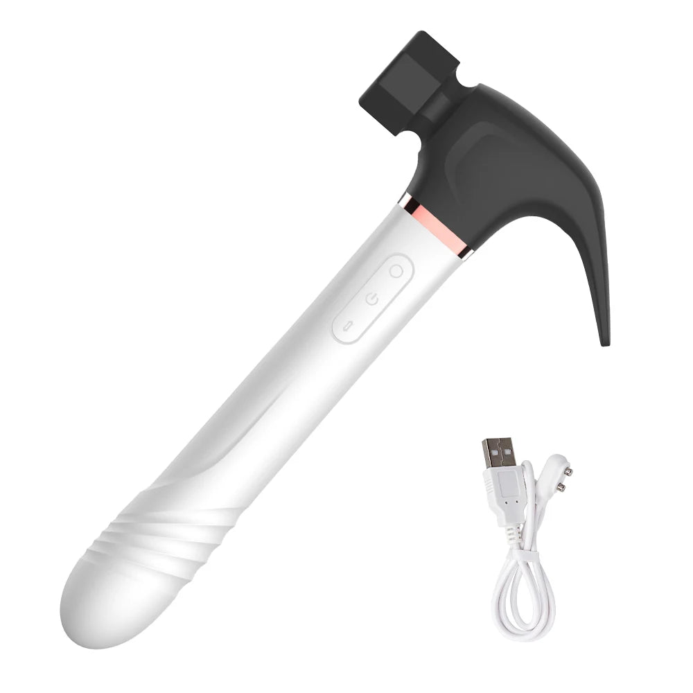 Hammer Vibrator Multifunctional Sex Machine G Spot Stimulation Telescopic Dildo Vaginal Massage Clit Sucking Female Masturbator