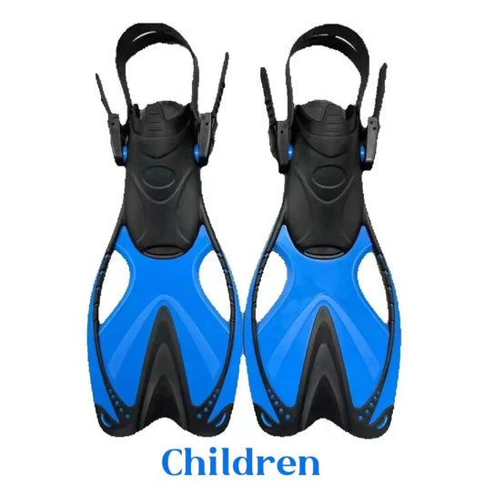 4 Colors 24-35 Size HB Children's Girls Boys Frog Shoes Silicone Adjustable Short Flipper Diving Children's Scuba Diving Training Snorkeling Fins Flippers Kids Summer Water Sports Supplies