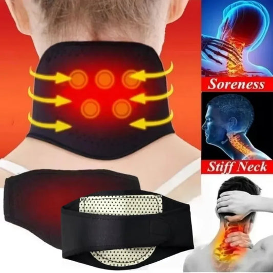 Self-Heating Neck Support Frame, Equipped with Magnetic Neck Massage Function, Pain Relief Therapy Provides Relaxation and Warmth Massage Accessories Health Care Supplies