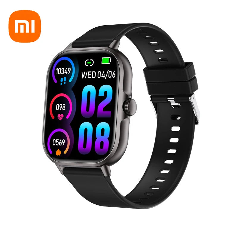 2 PCS Set Xiaomi Women Smart Watch + Earphones Android Gift Bluetooth Call Smartwatch Touch Dial Music Fitness Tracker Sports Watches + Earphone Set