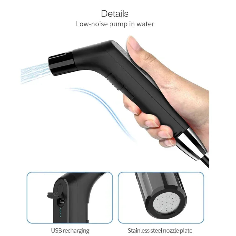 NEW Arrivals Outdoor Travel Camping Beach Portable Electric Sitz Bath for Personal Hygiene Cleaning, Rechargeable with a Shower Sprayer Personal Care Supplies