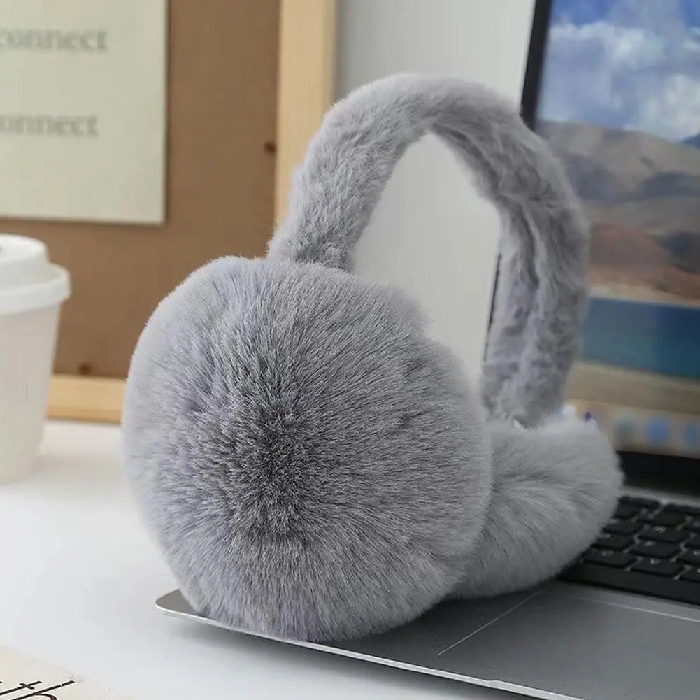 NEW Arrivals 5 Colors Solid Soft Plush Ear Keep Warmer Winter Earmuffs for Women Men Fashion Outdoor Earflap Protection Ear-Muffs Ear Cover
