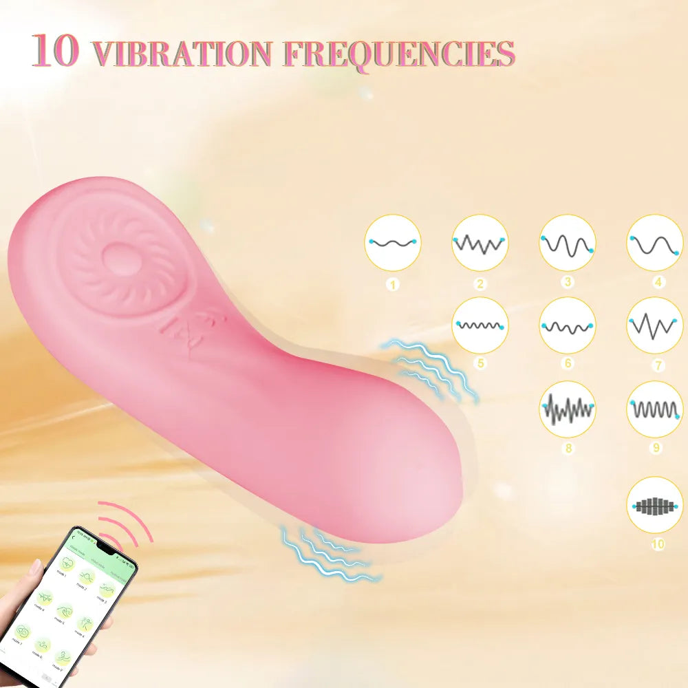 Mini Wearable Vibrator for Clitoris Stimulation Remote Control Masturbator Female Vibrating Panties Sex Toy for Women