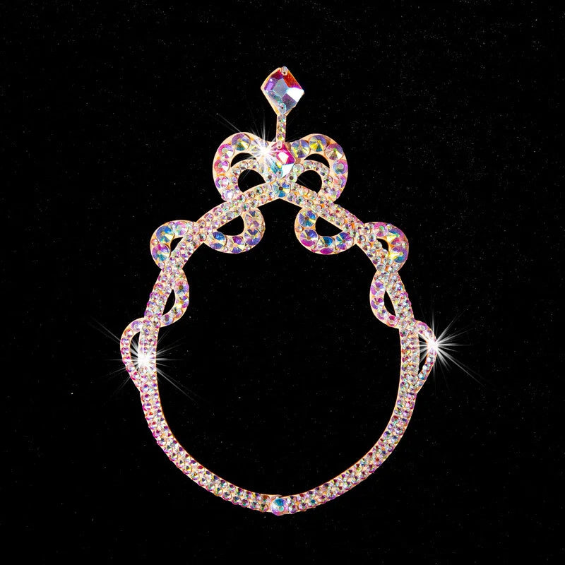 NEW Arrivals 18 Patterns Luxury Belly Dance Sparkle Necklace Jewelry Competition Dancer Accessory Shine Dancing Necklace Stage Performance Costume Egypt Show
