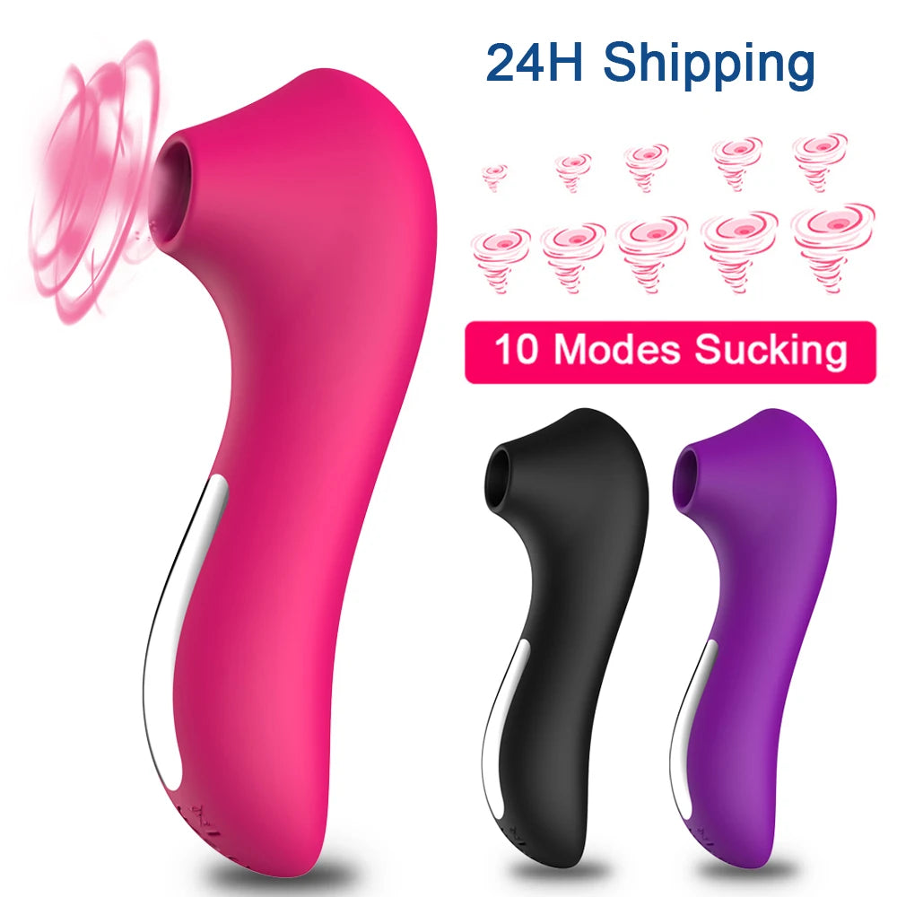 Clitoral Sucker Vagina Suck G Spot Vibrator Female Clit Vacuum Stimulator Nipple Sex Toys for Adults Women Masturbator Products