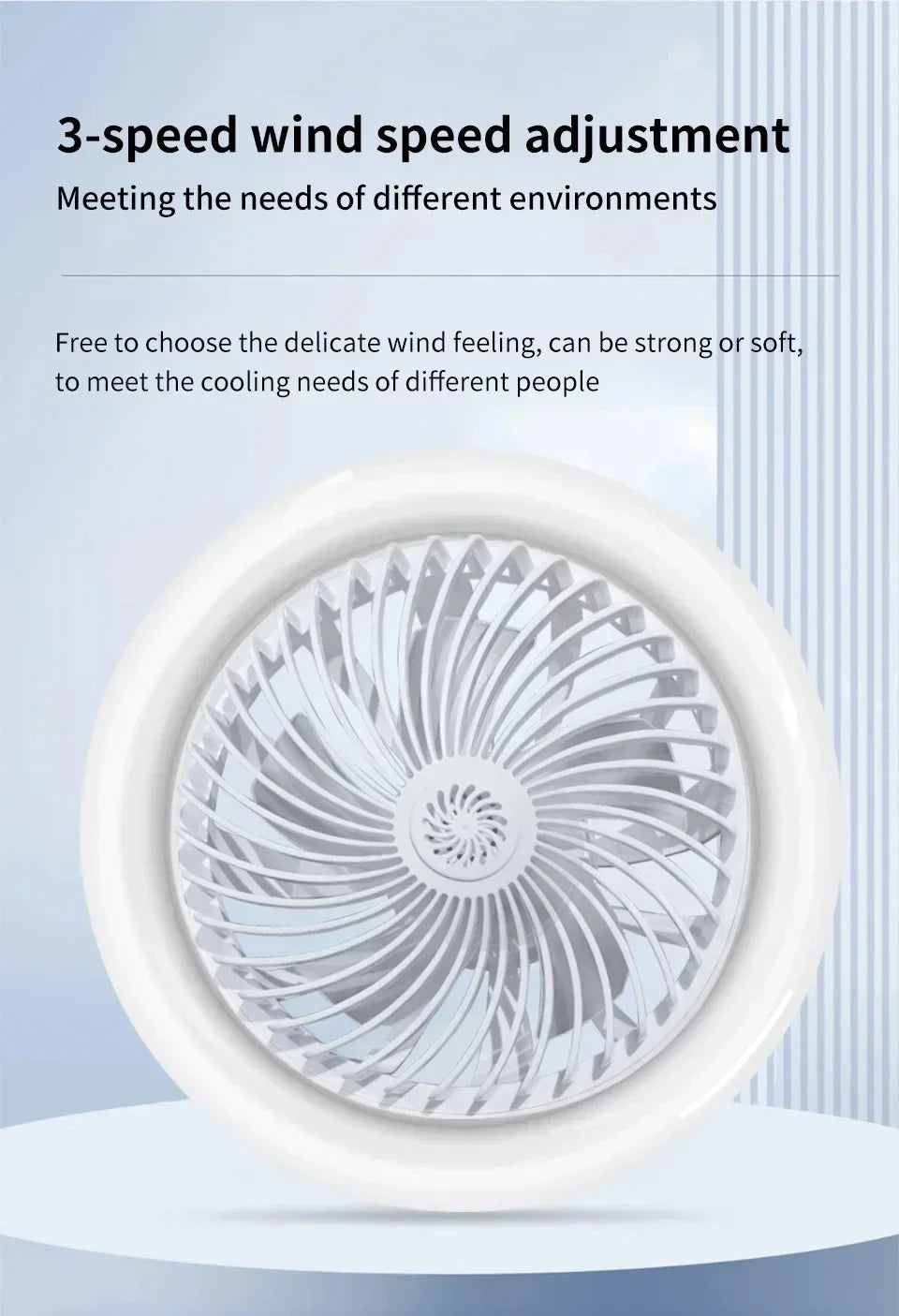 NEW Arrivals Rotatable 3 in1 Set Ceiling Fan with Remote Control Lighting Lamp E27 Converter Base Lighting Base Bedroom Living Room ﻿Aromatherapy