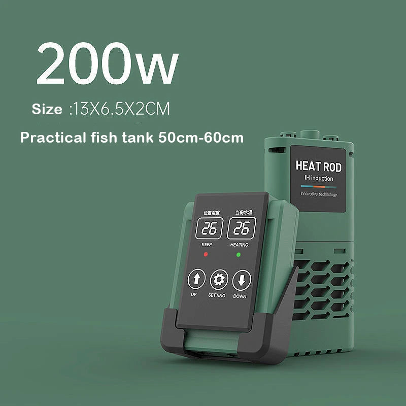 1200W Fish Tank Heater Aquarium Temperature Controller LED Digital Display Heating Rod Constant Temperature Accessories