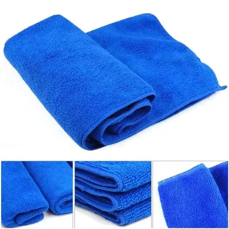 NEW 10/50PCS Set Microfiber Cleaning Cloths Lint Free Microfiber Cleaning Towel Cloths Reusable Cleaning Towels Super Absorbent for Car Window Kitchen Bathroom Cleaning Accessories