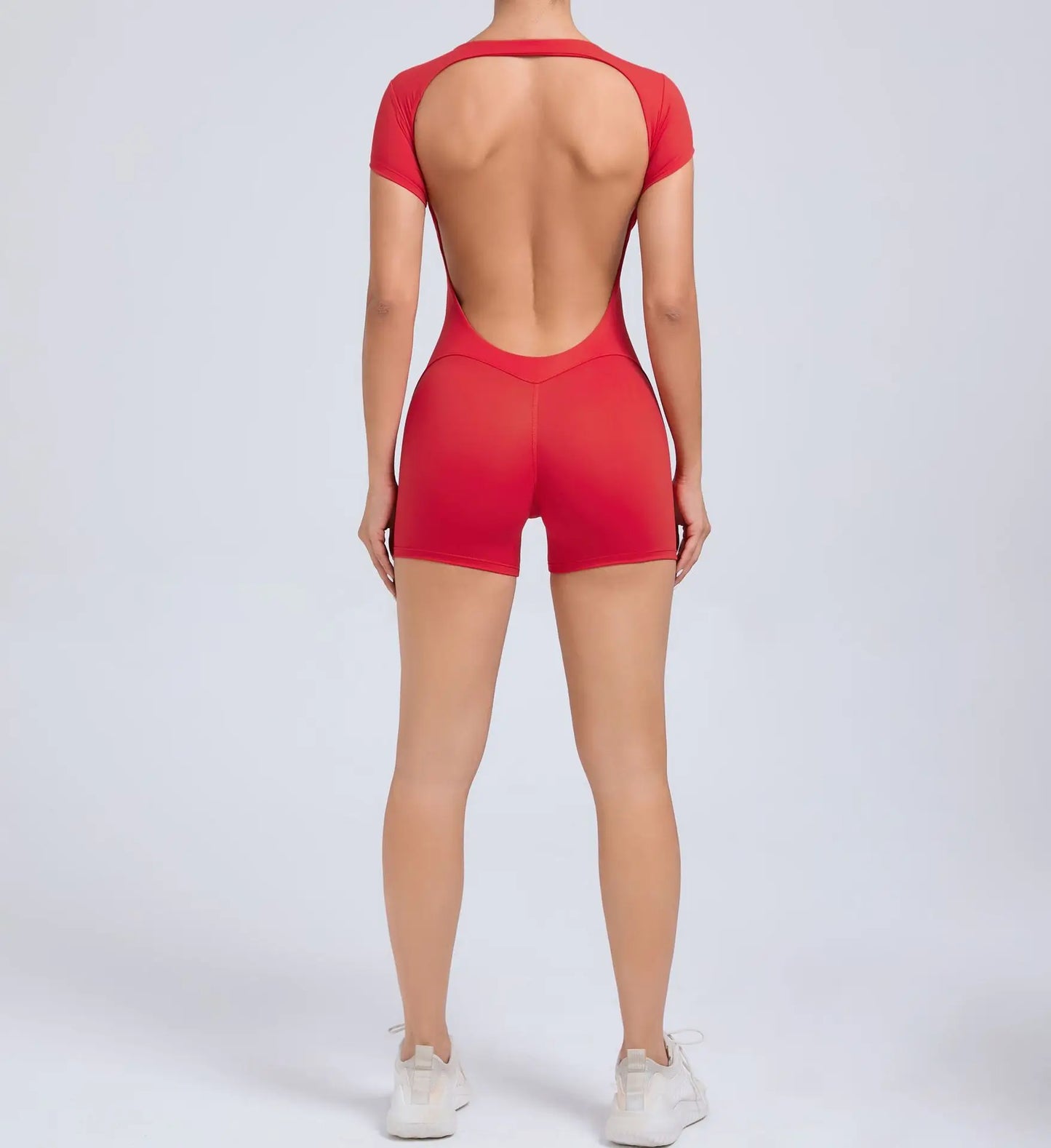 NEW Backless 6 Colors Sports Overalls Women Gym Rompers Sportswear Breathable Bodysuits Women One-Piece Suit Short Yoga Jumpsuits