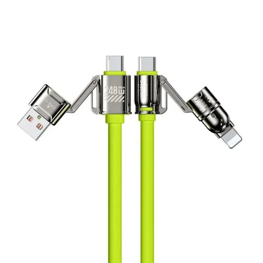 NEW Arrivals 4-in-1 Set Cable 240W Super Fast Charging Data Transfer for iPhone 16 15 14 13 12 Pro iPad Notebook Tablet Mobile Cell Phone Samsung Laptop Mobile Phones Accessories