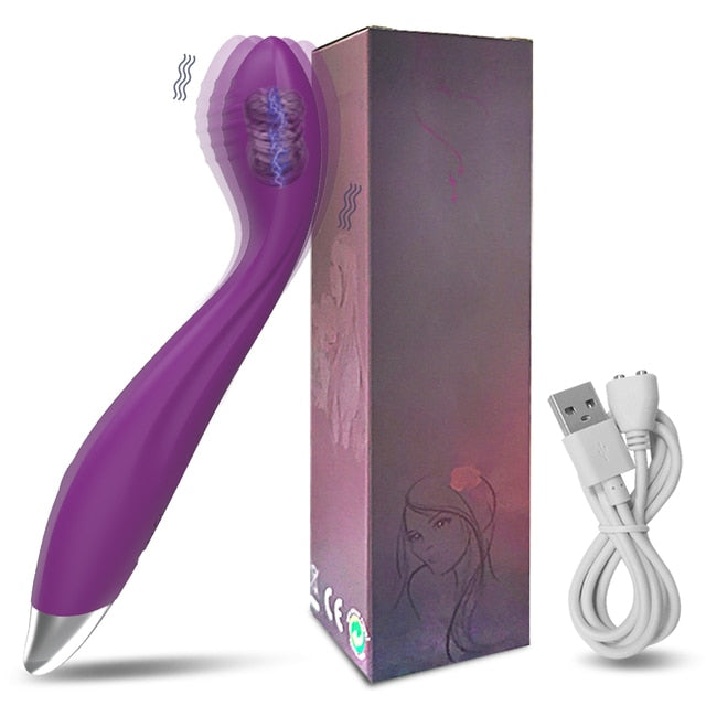 Beginner G-Spot Vibrator for Women 8 Seconds to Orgasm Finger Shaped Vibes Nipple Clitoris Stimulator Sex Toys for Adult Female