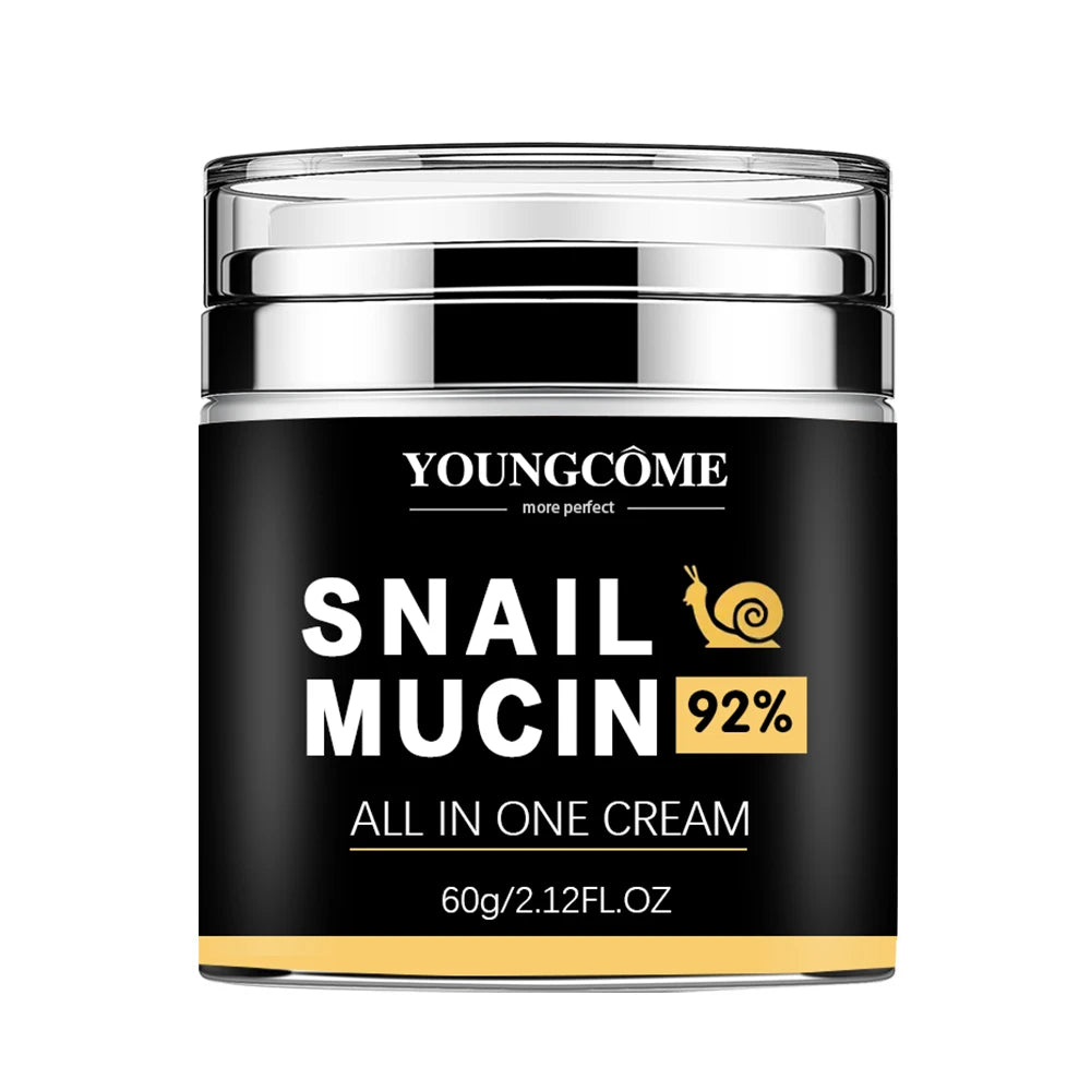 Snail Mucin Smooth Wrinkles Snail Face Cream Collagen Moisturizing Nourish Repair Face Damaged Lift Firm Smooth Bright Whitening Women Skin Care Supplies Korean Products