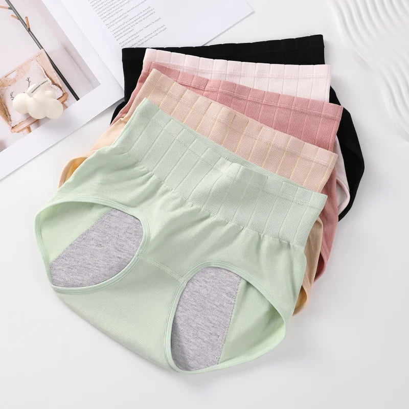 3PCS Set Leak Proof Briefs Menstrual Period Lingerie Menstrual Panties Woman High Waist Panties Underwear Women's Female Seamless Women Hygiene Accessories Supplies Health Care Products