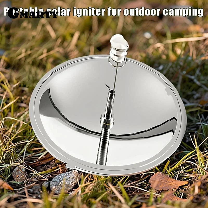 Emergency Solar Lighter Outdoor Survival Fire Ignition Waterproof Windproof Emergency Travel SOS Kits Portable Camping Hiking Survival Tool Gear.