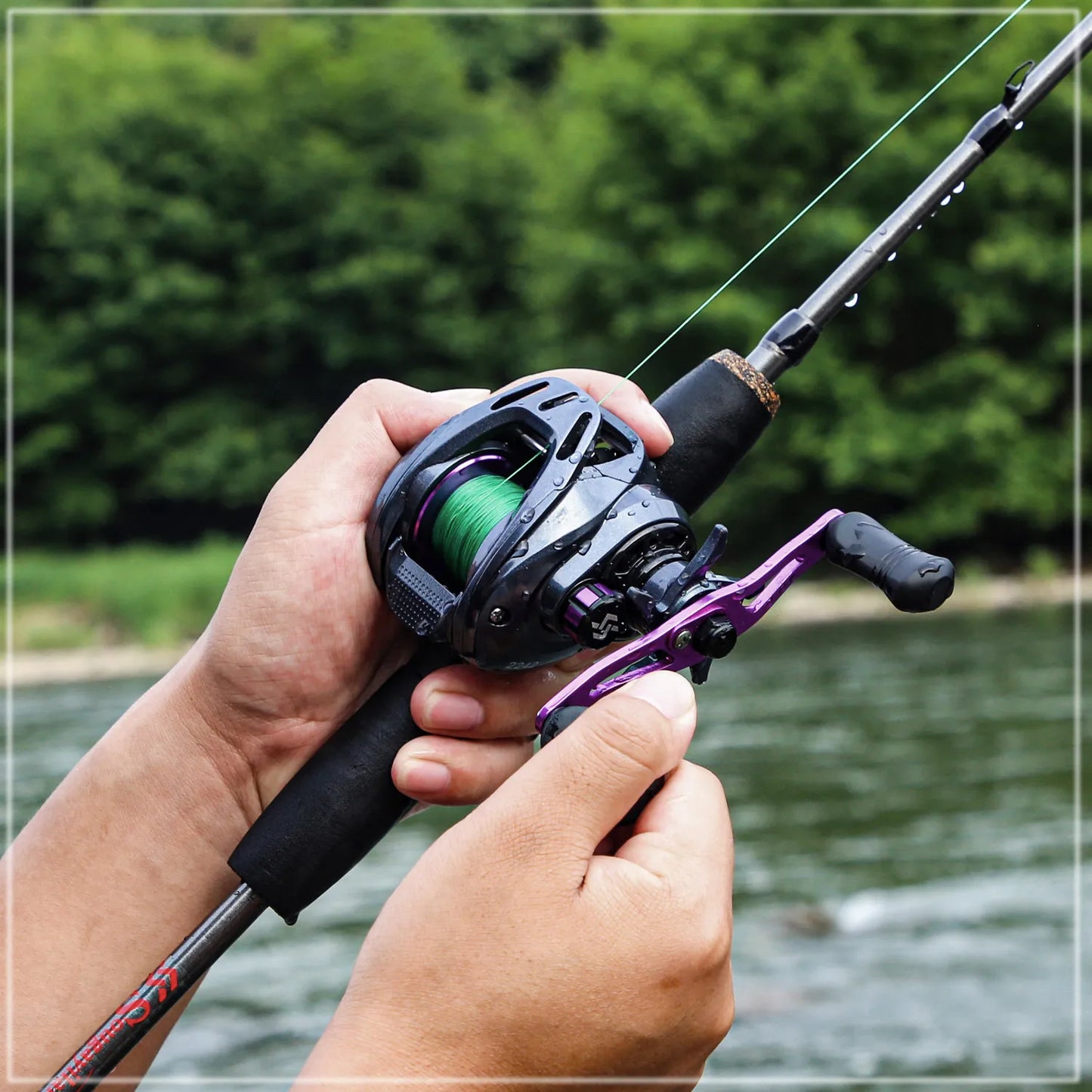 NEW Arrivals 5 Colors Full Set + Gift  1.7m Fishing Left/Right Rod Carbon Fiber Casting Rod and Baitcasting Reel combo with Free Line As Gift Max Drag 8kg for Sea Bass Professional Fishing Supplies