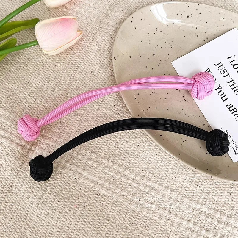 5 PCS Set Simplicity Stretch Rubber Hair Ties for Women High Elasticity Fashion Girl Head Rope Scrunchie Hair Accessories