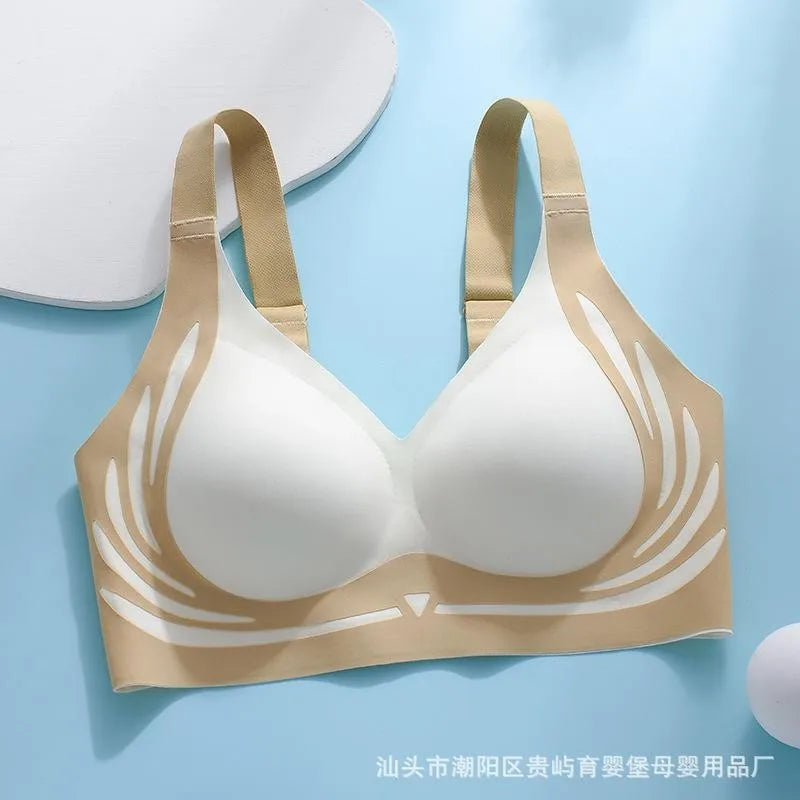 High Quality Seamless Sexy Bras Women Underwear Supplies Women Ladies Sexy Lingerie Fashion Clothing Products Brassiere Top 4 Color Adjustable Bra Female Push Up Supportive Bralette