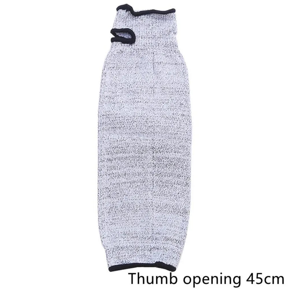 45cm Length Cut Resistant Anti Cut Arm Sleeves Plants Trees Pruning Hands Protection Gloves Anti-Puncture Cut Resistant Gardening Sleeves 5 Levels Top Quality Home Outdoor Gardening Accessories