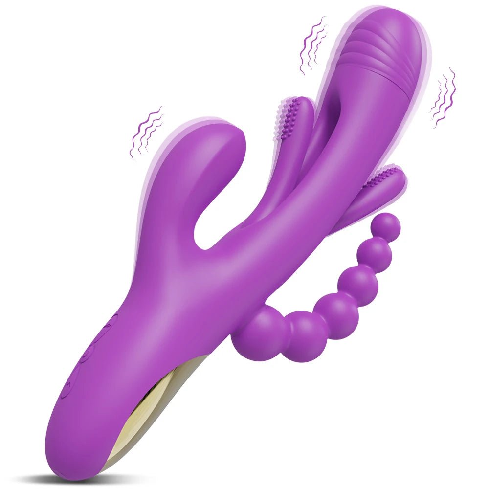 Rabbit Patting Dildo Vibrator for Women Clitoris Nipple Sucking Stimulator Vagina Massager Female Sucker Vibrator Adults Sex Toy