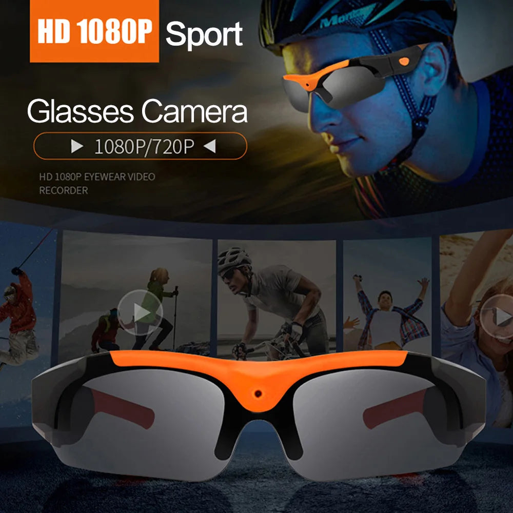 Outdoor Sport 1080P HD Mini Camera Smart Glasses Video Recorder Driving Cycling DVR Video Recorder Eyewear Camcorder