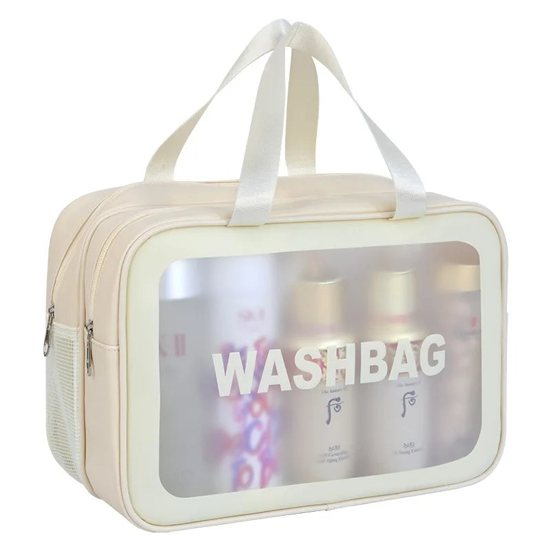 Wet-Dry Separation Make-Up  Bag Portable Toiletry Bag  Travel Essentials Large Capacity Storage Bag Fitness Swimming Essentials